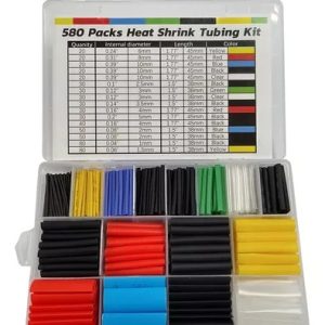 Caja Termo Encogible 580 Piezas Retrácti Colores Cables