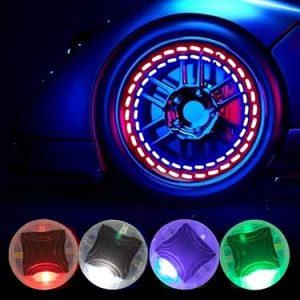 Set De Luces Para Valvula Neumatico Azul