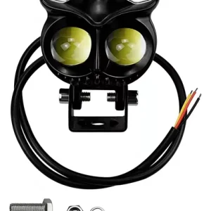 Faro Led Buho Pequeño Blanco Amarillo Doble Lupa