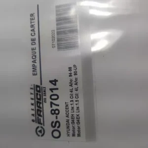 Empacadura Fraco Os-87014 Carter Accent 1.3 1.5 Getz Elantra