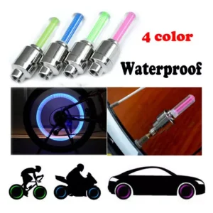 Tapa Gusanillo Accesorio Con Luz Led Para Moto/Bicicleta