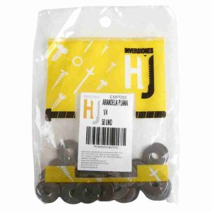 Arandela plana ¼" (50 uds)