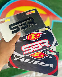 Placas decorativas para motos Plasticas