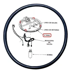 Oring Sello Modulo Bomba Gasolina Ford F150