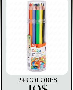 Set de Lápices de Colores Deli ColoRun