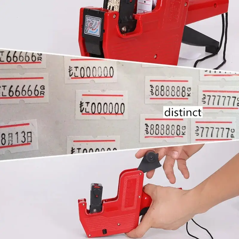 Máquina Etiquetadora Para Precios, Codigo O Fecha + 10 Rollo