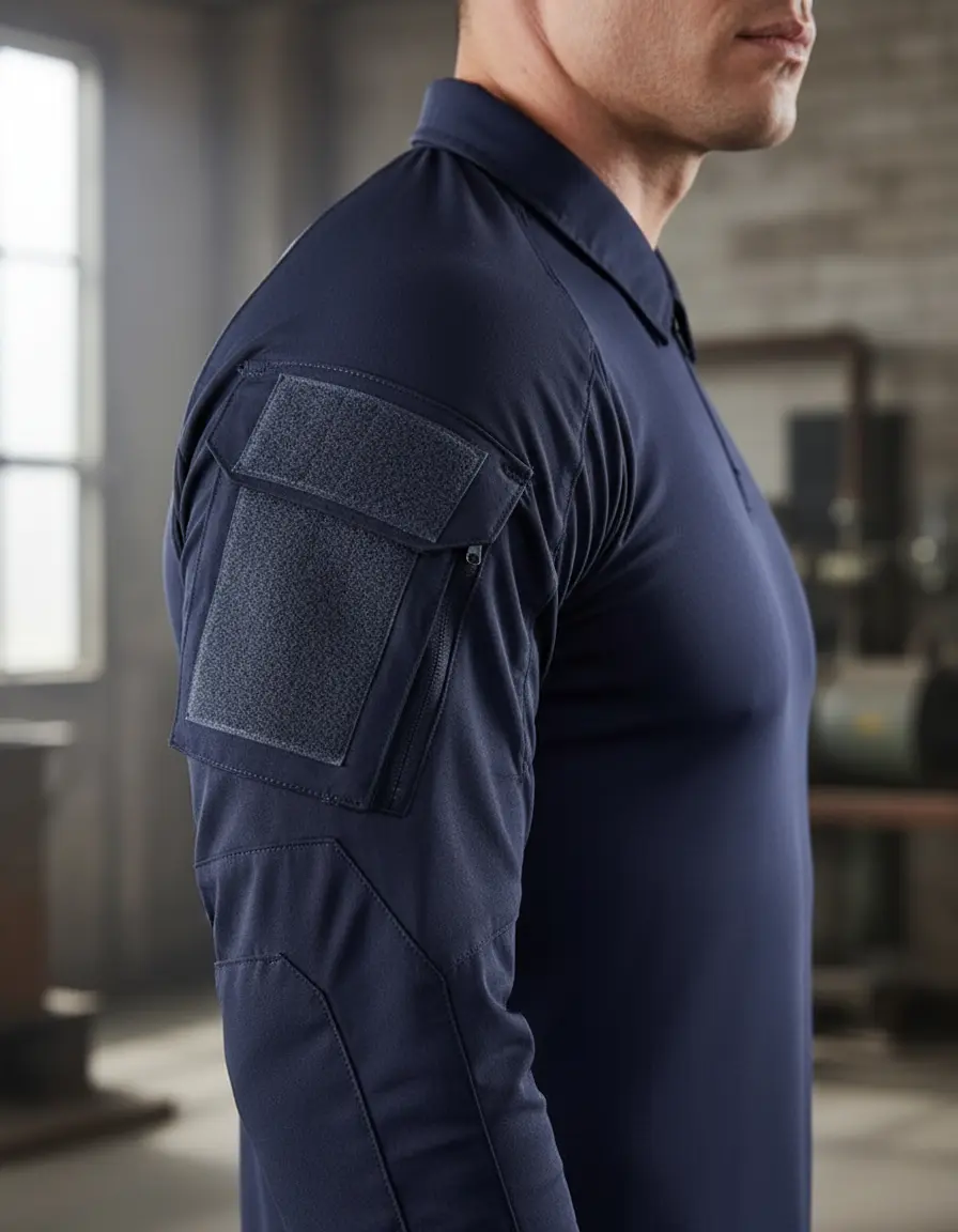 Buzo Uniforme Camisa Compartimiento Coderas Táctica Policial